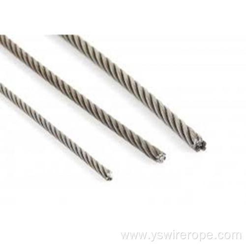 316 stainless steel wire rope 7x7 8.0mm